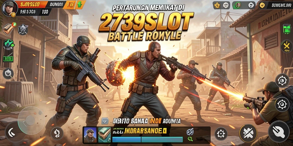 Tangkapan layar gameplay menampilkan aksi seru Battle Royale.
