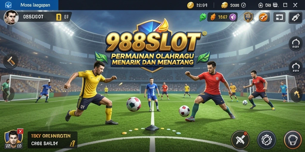 Tampilan menarik dari gameplay <strong>988SLOT</strong> yang penuh aksi olahraga.