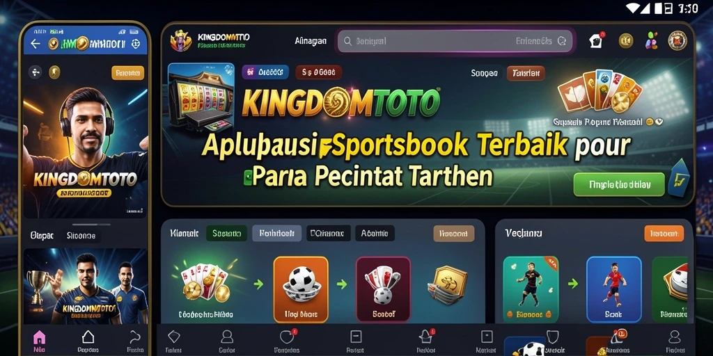 Tampilan gameplay Sportsbook yang menarik di KINGDOMTOTO.