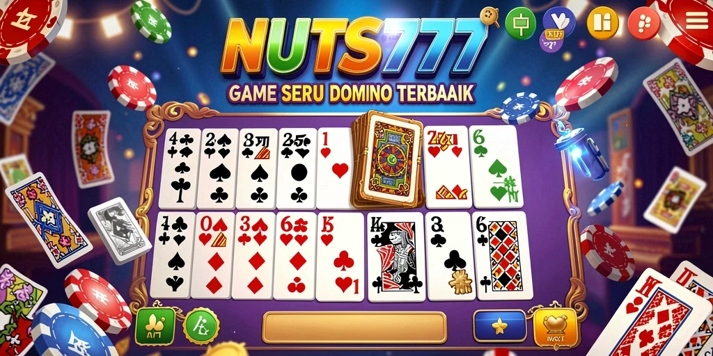Tampilan seru gameplay NUTS777 dengan teman-teman.