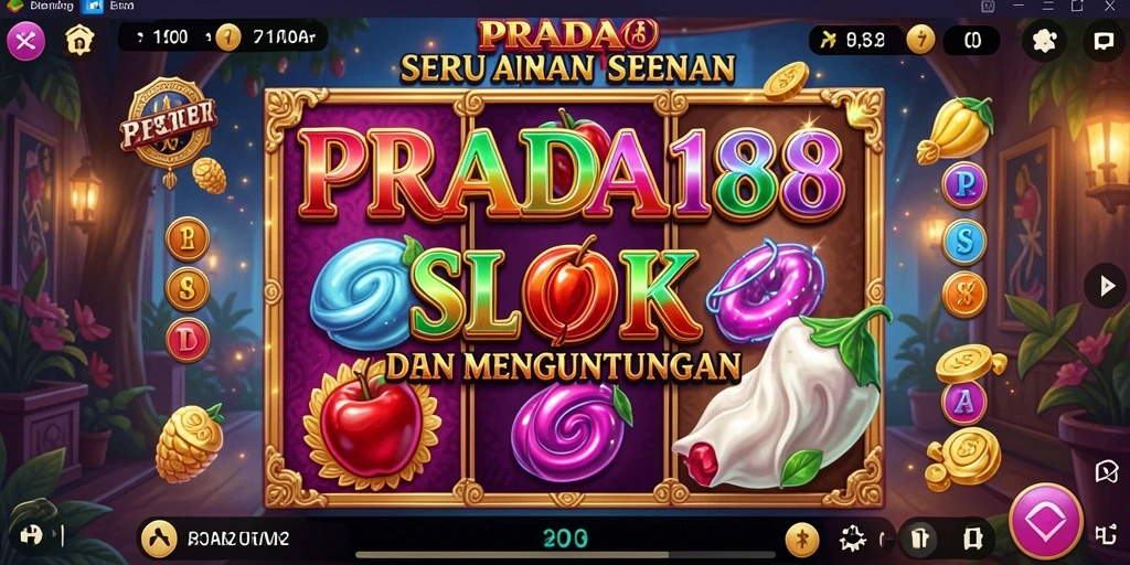 Screenshot gameplay PRADA188 yang penuh warna dan menarik.