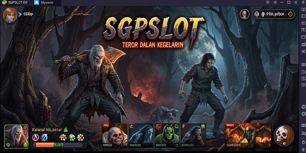 Screenshot dari gameplay menyeramkan di dunia SGPSLOT.