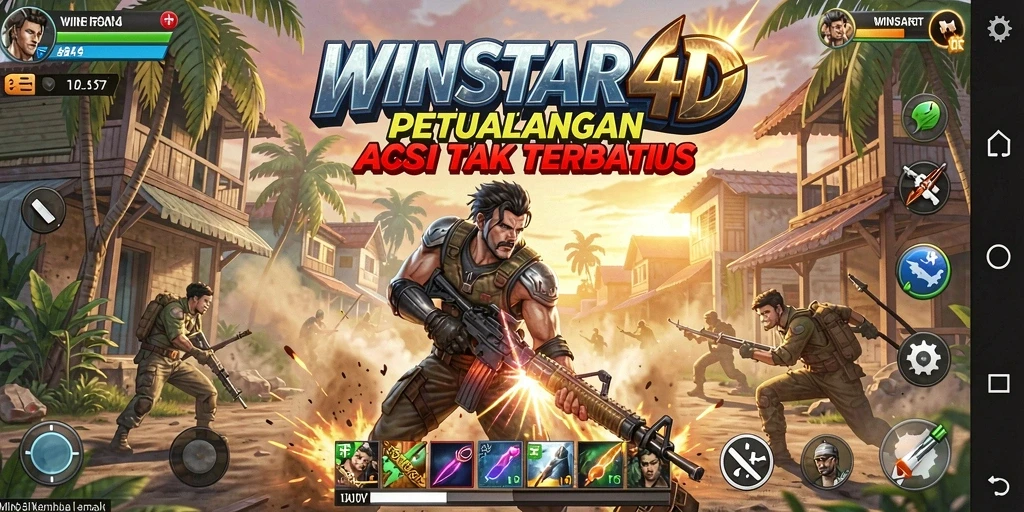 Menampilkan gameplay menegangkan dari WINSTAR4D.